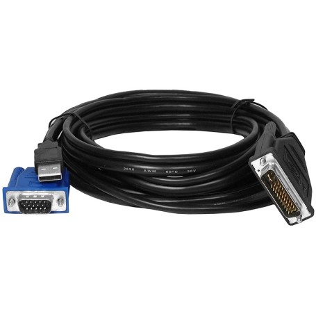 71568 - Cablu DVI-I (Dual Link), tata → VGA, tata, USB, tata - 2ml