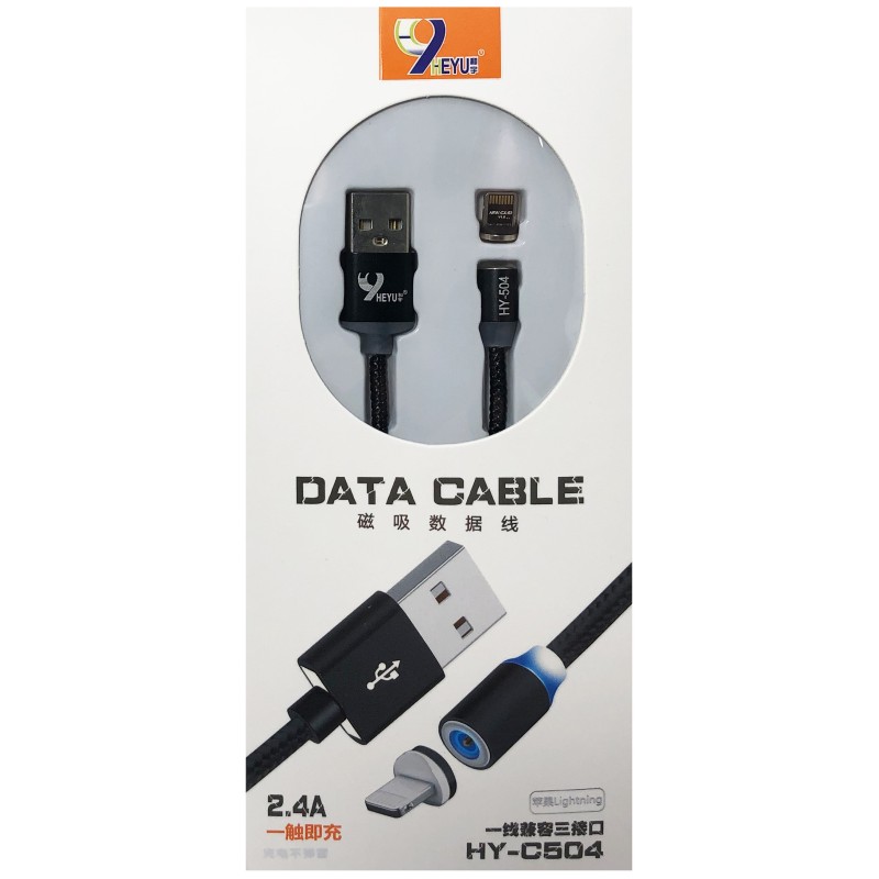 valley Decrease stockings 74106 - Cablu de date/incarcare magnetic, cu lumina - iPhone lightn...