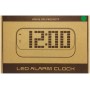 05034 - Ceas electronic, alarma, calendar, termometru, afisaj cu LED-uri, verde