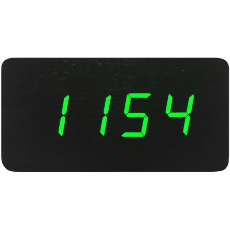 05054 - Ceas electronic cu termometru, afisaj cu LED-uri, verde