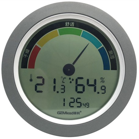 05166 - Termometru, higrometru, ceas cu alarma, afisaj LCD