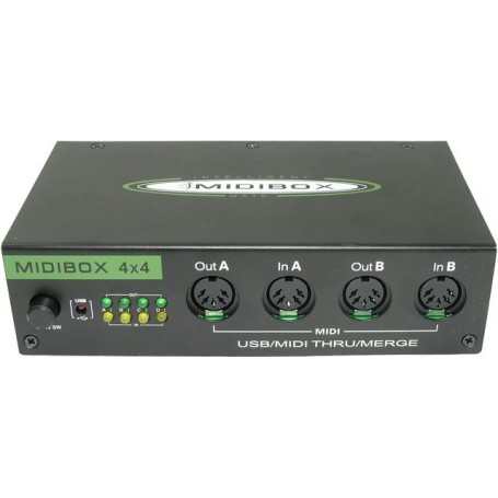 03805 - MIDI Box cu 4 intrari/iesiri, conectivitate USB