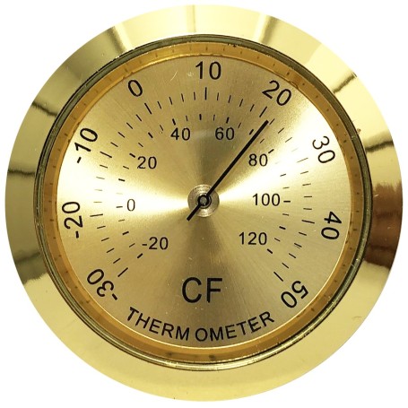 05189 - Termometru analogic, metalic, incastrabil - 50mm, -30…50°C