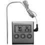 05213 - Termometru digital pentru cuptor, timer, -50/+300 °C, afisaj LCD, sonda 1m