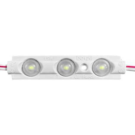 58050 - Bagheta cu 3 LED-uri, 12V - 1,5W, rezistenta la umiditate IP67, lumina alb rece