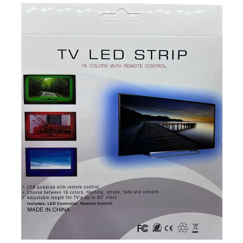 shepherd mill practice 58950 - Banda LED, RGB smart, 3m, pentru TV/monitor, aplicatie tele...