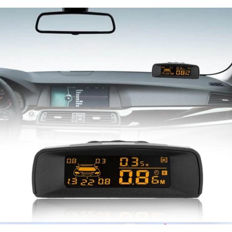 slap Symphony I eat breakfast 16101 - Kit 8 senzori parcare auto, display LCD si avertizare sonor...