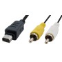 06144 - Cablu A/V, mini, 12 pini → 2xRCA, tata - comp. Olympus E-510 - 1,3 m