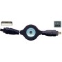 06150 - Cablu extensibil, USB, A, tata → 4 pini, tata