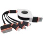 74366 - Cablu de date/incarcare extensibil, USB - mini USB, iPhone Lightning, iPhone 30 pini - 1m