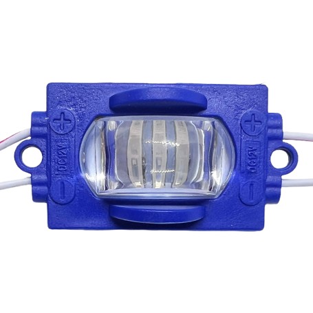 58061 - Bagheta cu 3 LED-uri, 12V/120mA, 1,4W, rezistenta la umiditate, lumina albastra