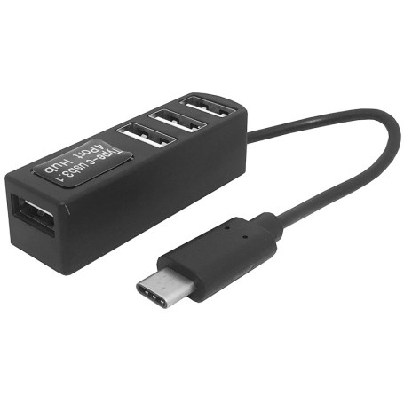 02358 - HUB USB 2.0, USB Type-C tata - 4 porturi, USB 2.0