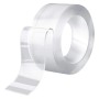 21070 - Banda dublu adeziva nano tape, reutilizabila, transparenta, rola silicon 30mm x 3m - AG714A