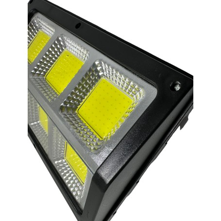 59497 - Reflector, lampa LED-uri COB, PIR, 3 moduri de lumina, telecomanda, acumulator
