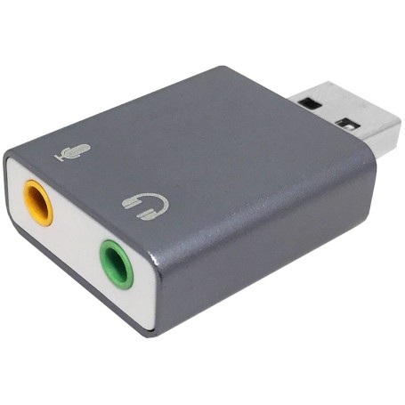 02731 - Placa de sunet, externa, (stick), Virtual Sound 7.1 - USB 2.0