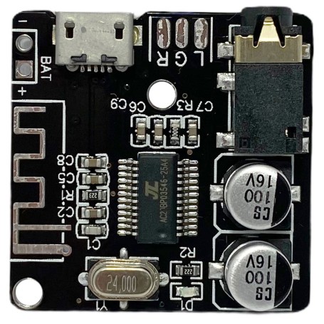 02808 - Modul decodor MP3, stereo, Bluetooth 5.0, iesire jack 3,5mm (AUX) - JDY-64