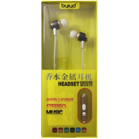 01761 - Mini casti audio, cu garnitura, in urechi - jack 3,5mm, 4 contacte