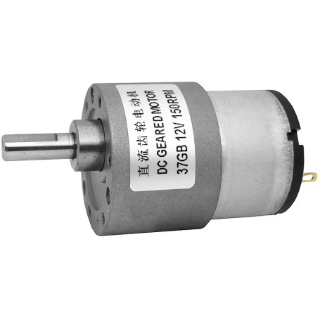 04201 - Motor, 12V c.c., 150 rpm, 80x37mm, mecanism de reductie